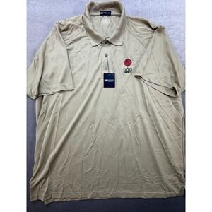 NWT Bermuda Sands Golf Polo Shirt Beige 2XL "Little Bennett"‎
